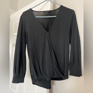 Banana Republic Black 3/4 Sleeve Top
